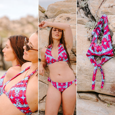 Convertible Swimsuit - Tie Dye Print - Jini® Infinity bikini piece